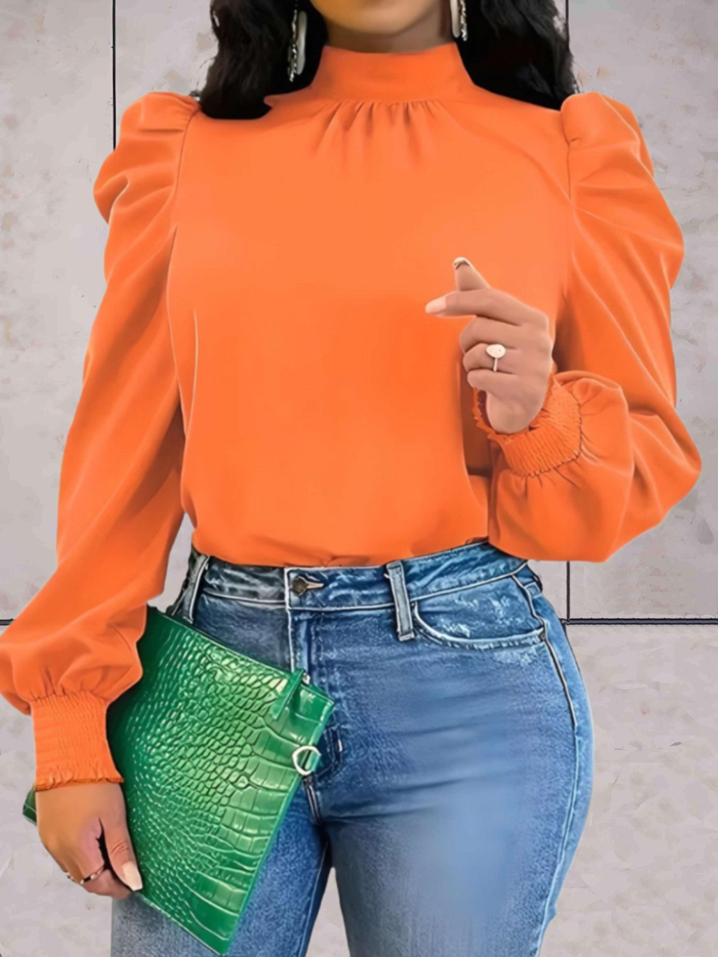 Elegancka bluzka z bufkami – Styl i kobiecość w jednym