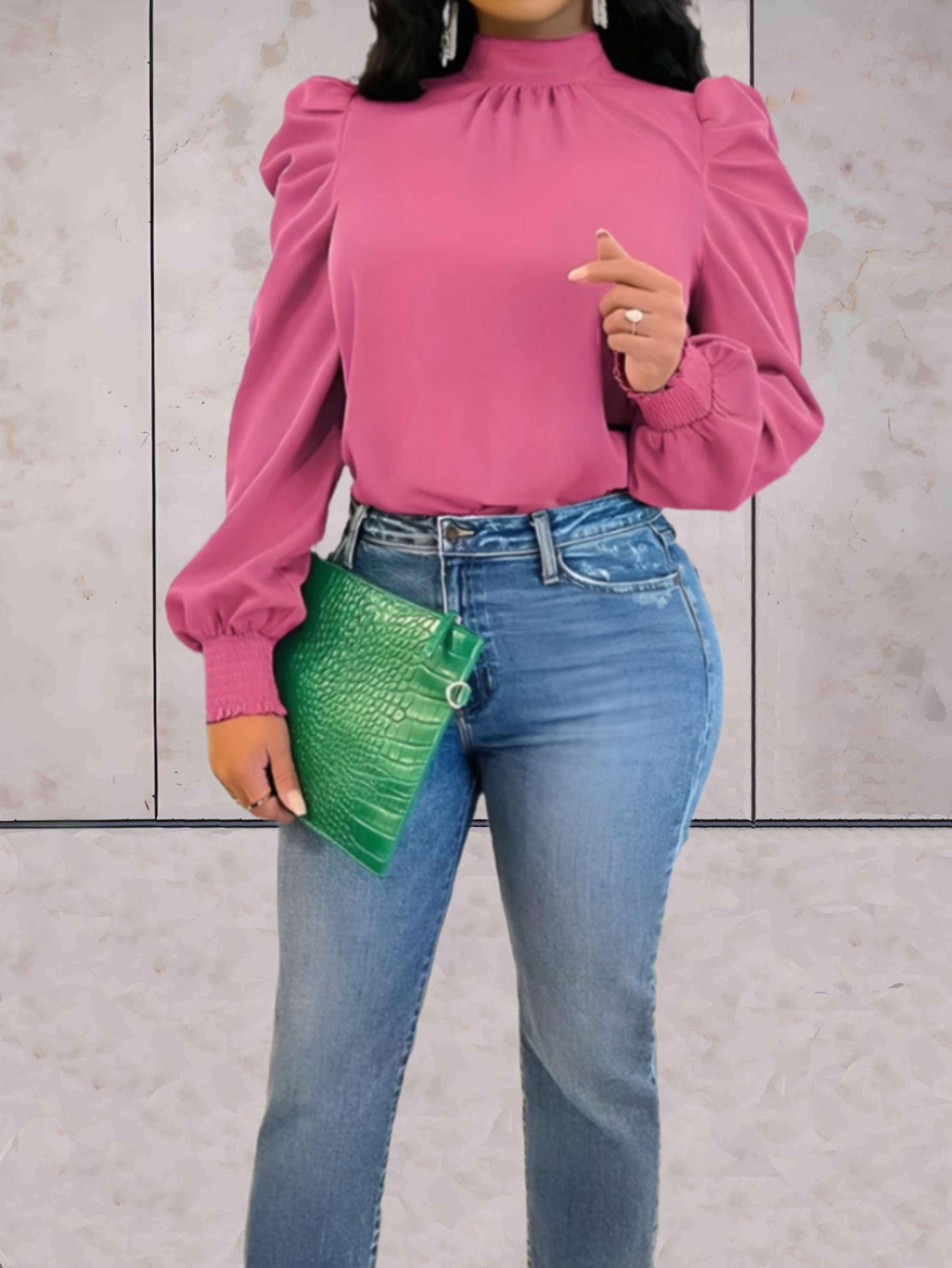 Elegancka bluzka z bufkami – Styl i kobiecość w jednym